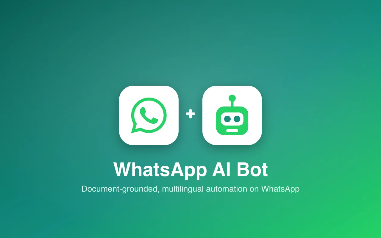 WhatsApp AI Bot — product screenshot