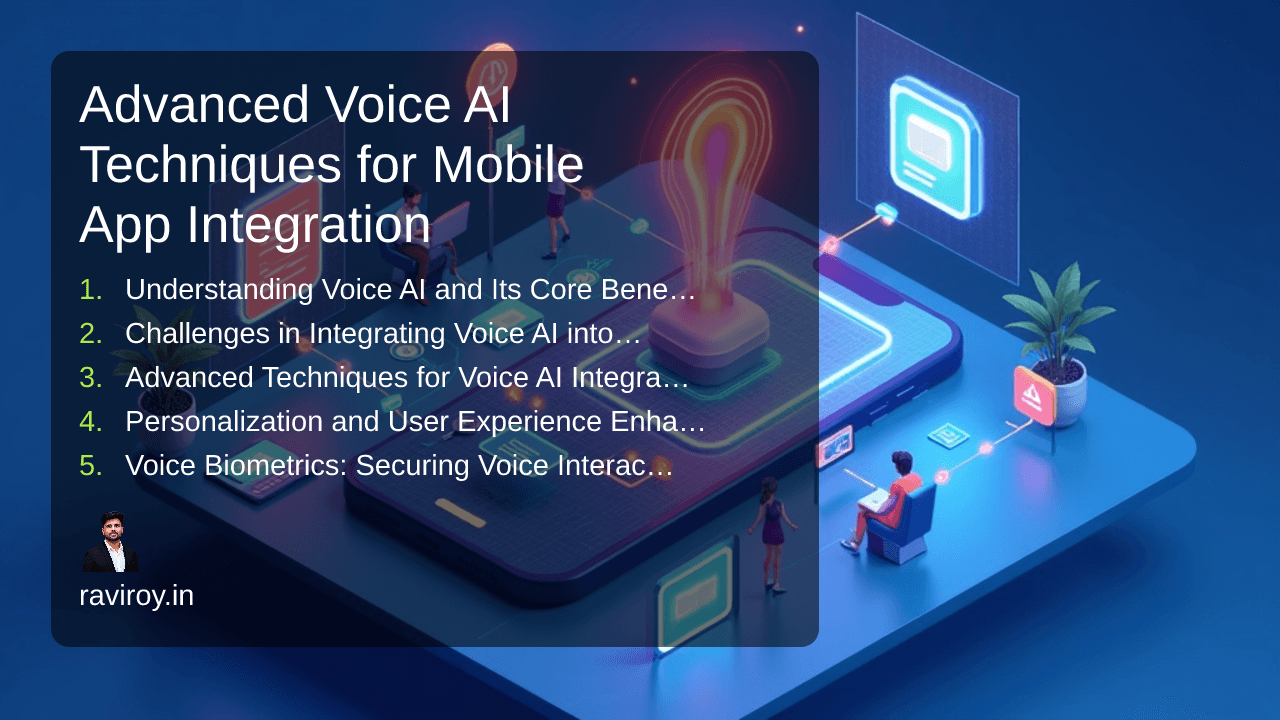 Advanced Voice AI Techniques for Mobile App Integration