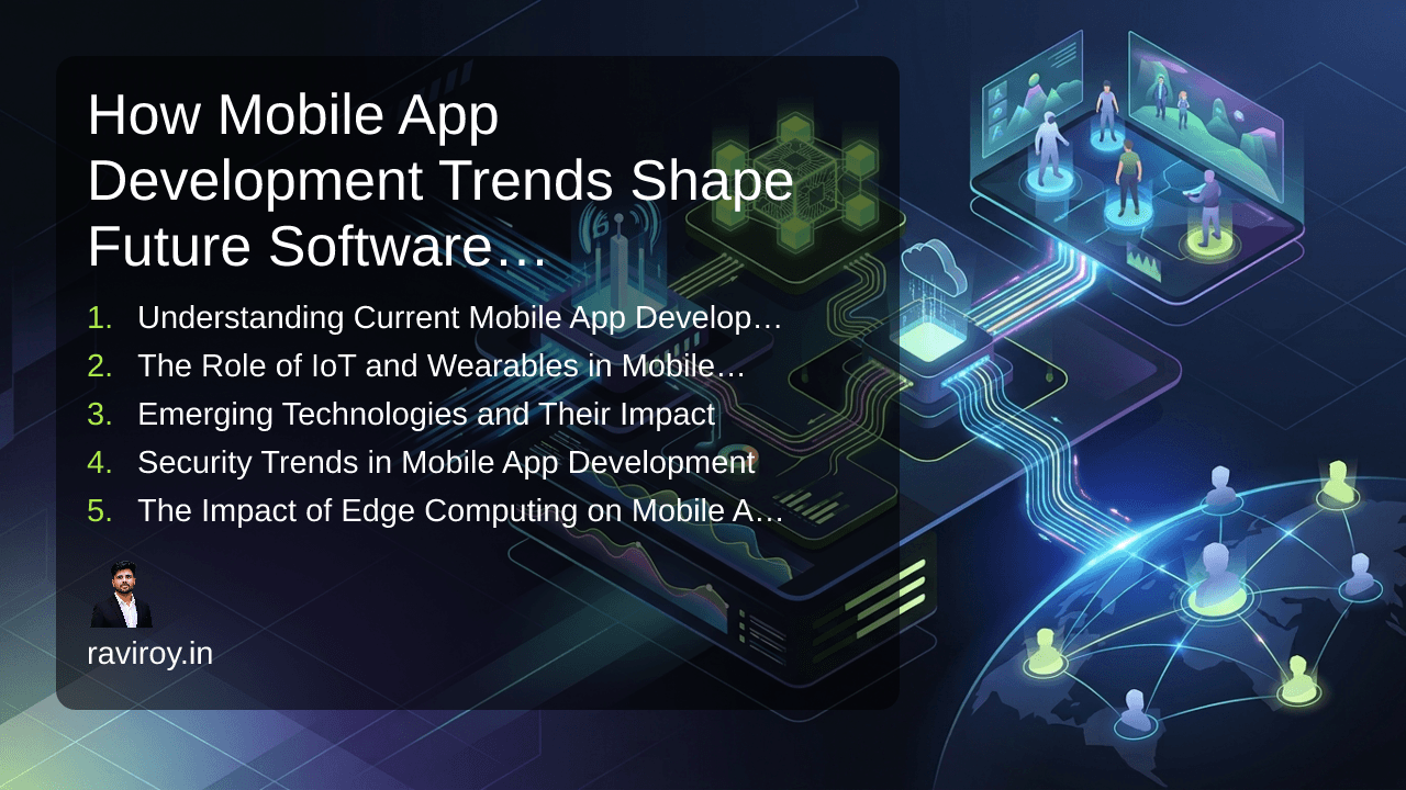 How Mobile App Development Trends Shape Future Software Architectures