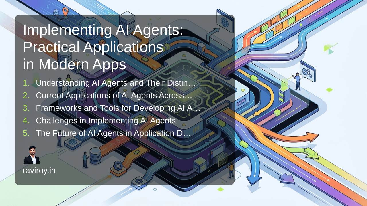 Implementing AI Agents: Practical Applications in Modern Apps