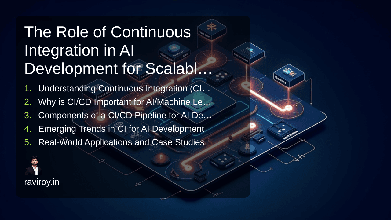 The Role of Continuous Integration in AI Development for Scalable Applications