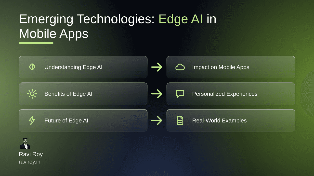 Emerging Technologies: The Rise of Edge AI in Mobile App Performance
