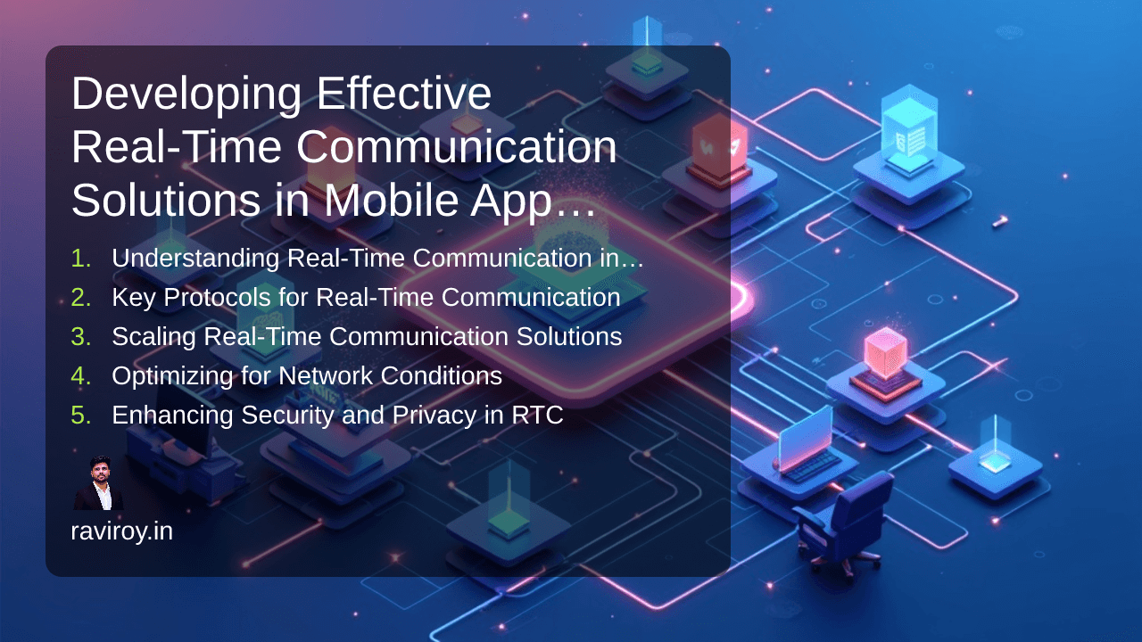 Developing Effective Real-Time Communication Solutions in Mobile App Development