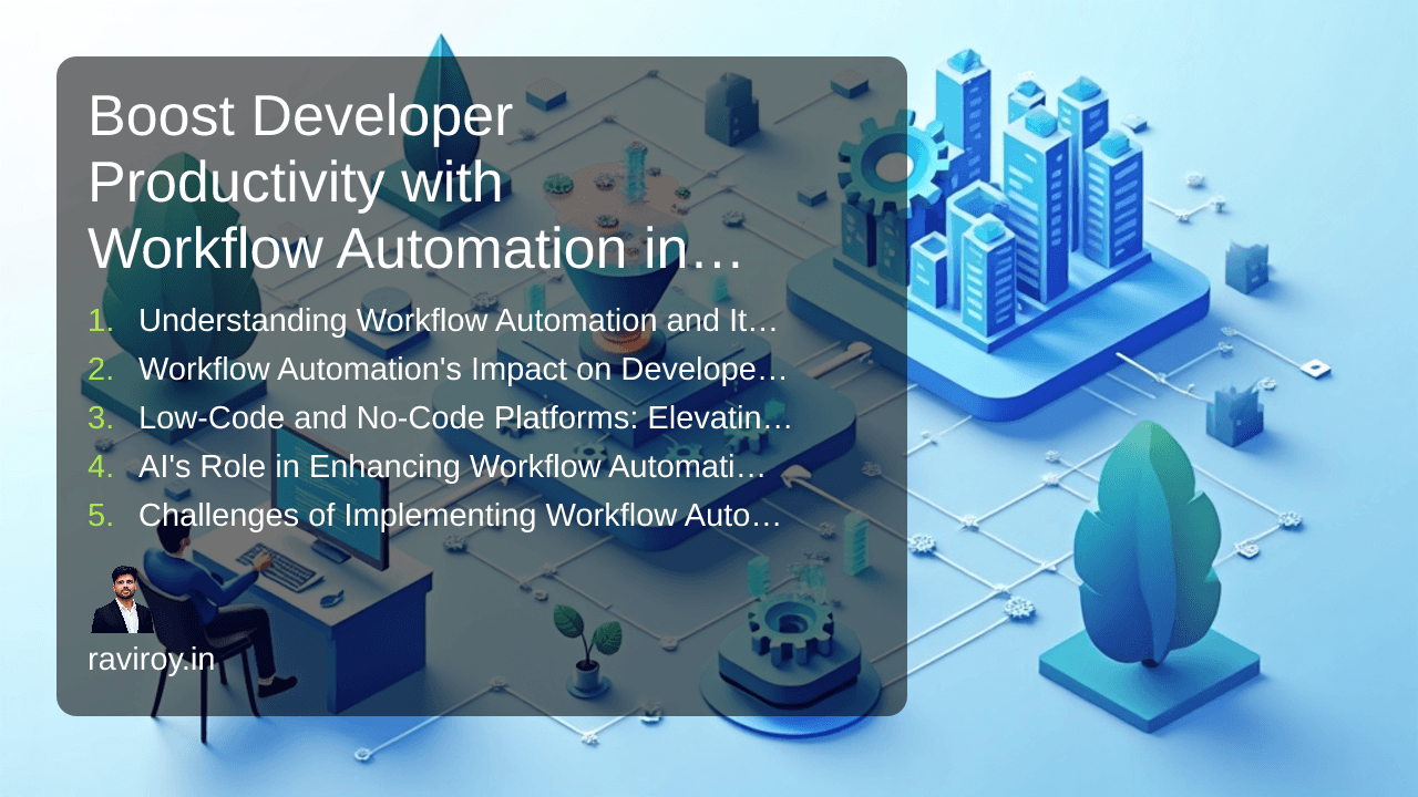 Boost Developer Productivity with Workflow Automation in SaaS Products