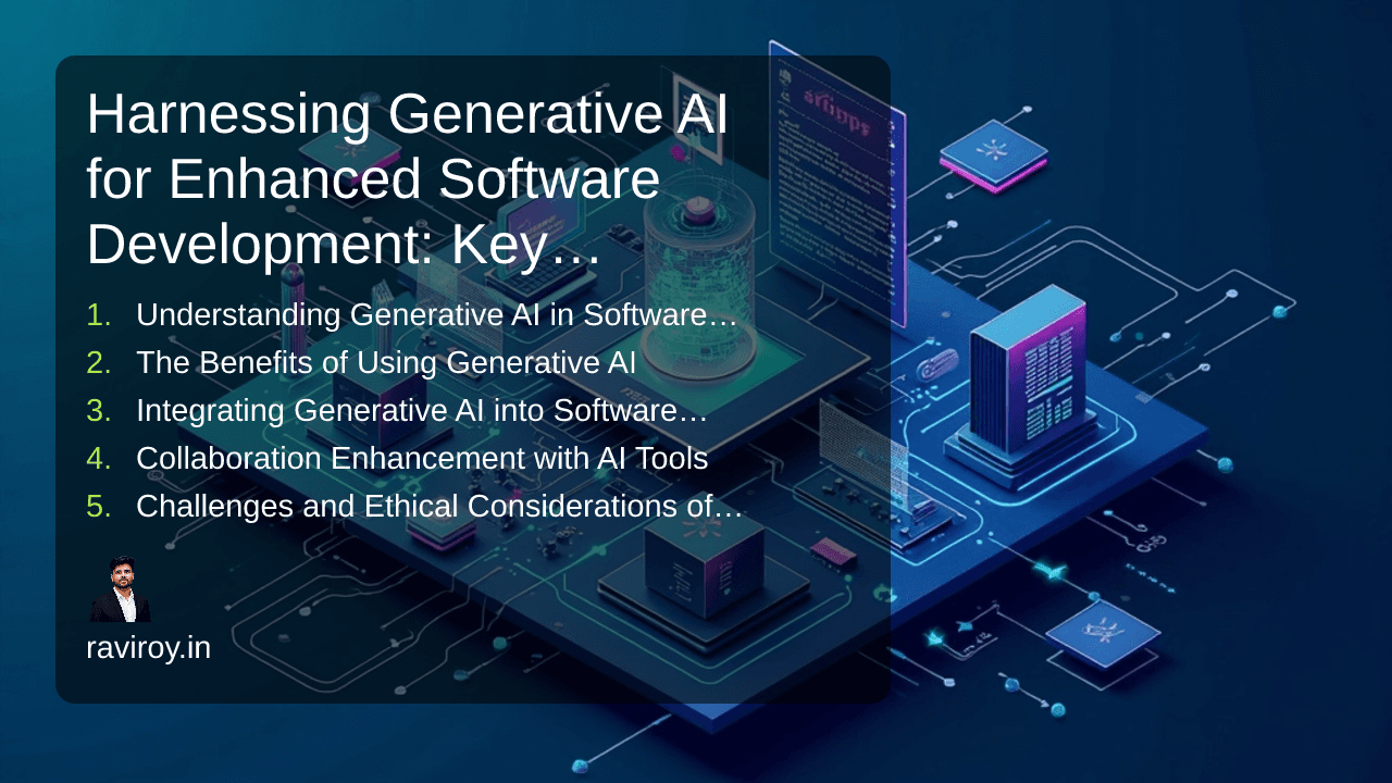 Harnessing Generative AI for Enhanced Software Development: Key Benefits & Use Cases