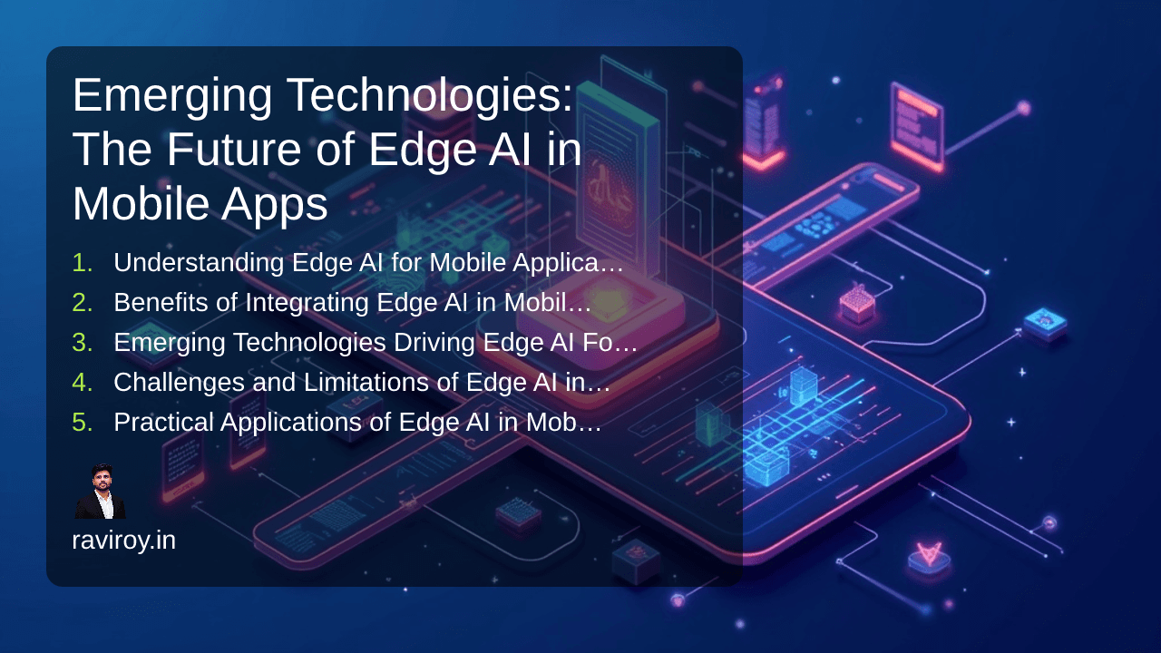 Emerging Technologies: The Future of Edge AI in Mobile Apps