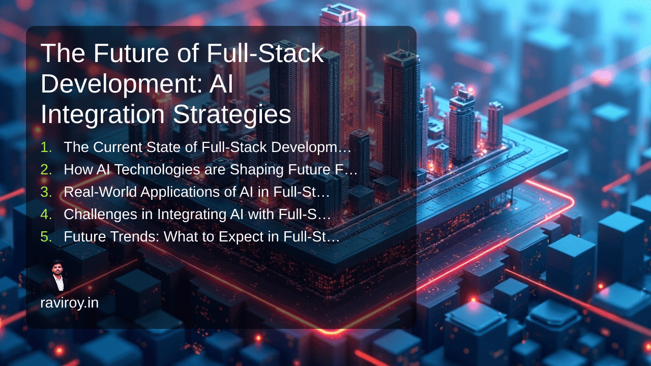 The Future of Full-Stack Development: AI Integration Strategies