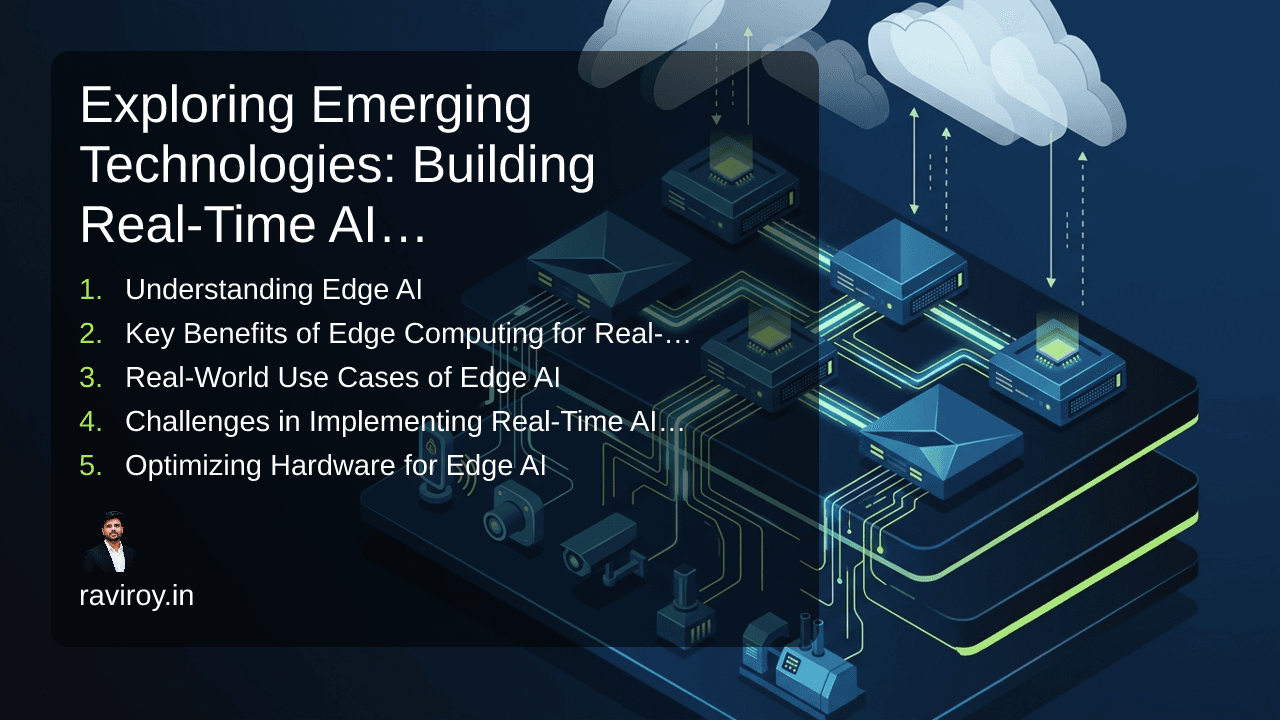 Exploring Emerging Technologies: Building Real-Time AI Applications with Edge Computing