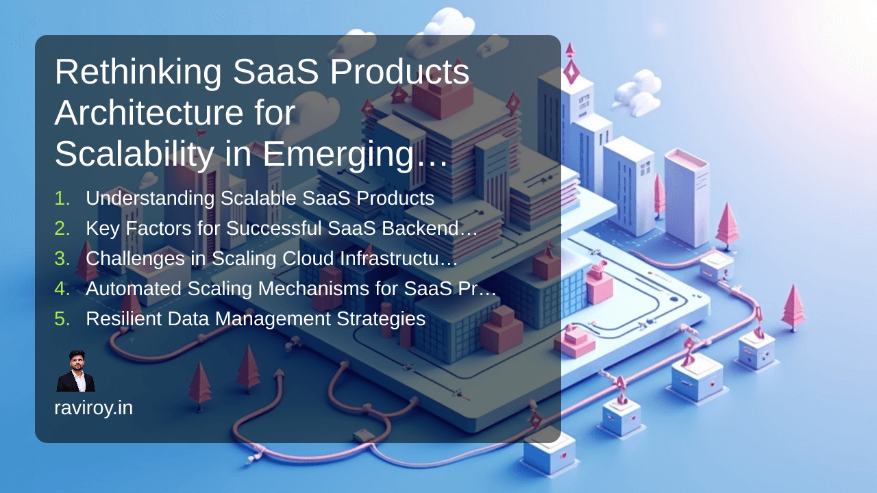 Rethinking SaaS Products Architecture for Scalability in Emerging Markets