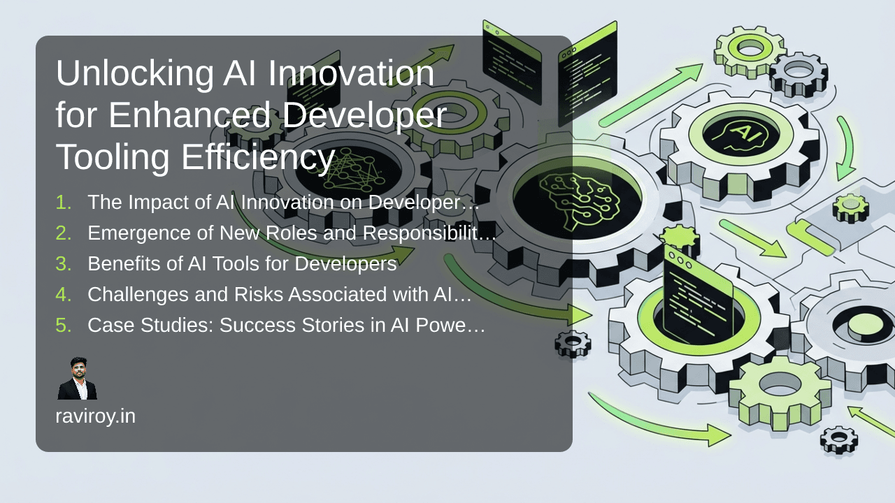 Unlocking AI Innovation for Enhanced Developer Tooling Efficiency