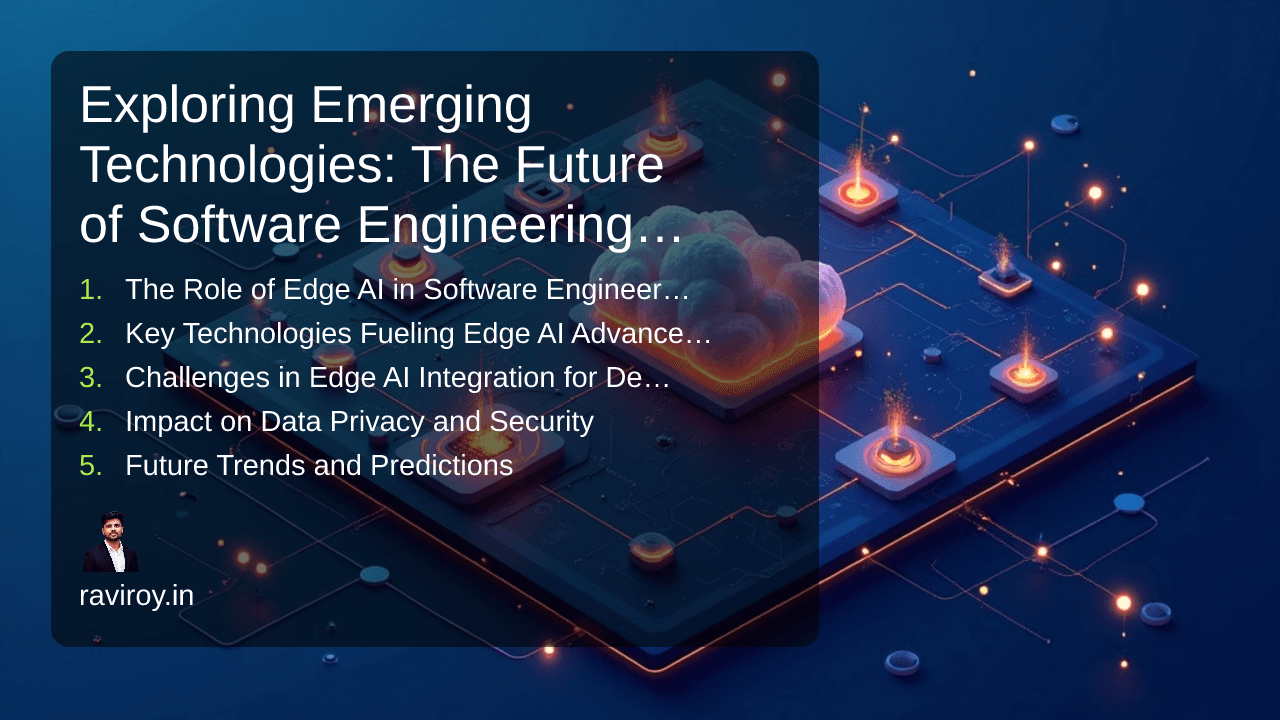 Exploring Emerging Technologies: The Future of Software Engineering with Edge AI