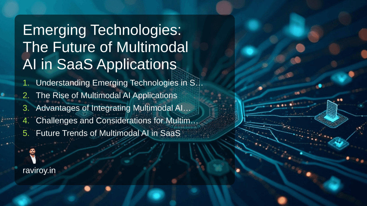 Emerging Technologies: The Future of Multimodal AI in SaaS Applications