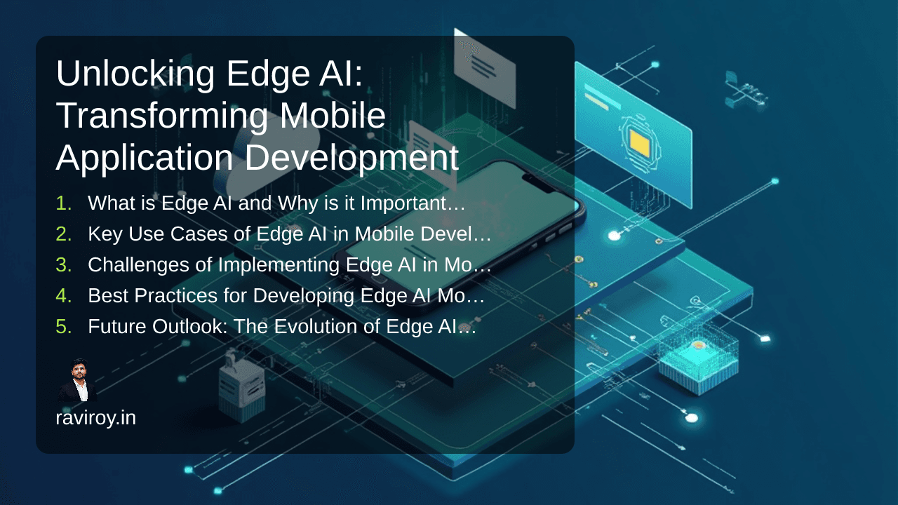 Unlocking Edge AI: Transforming Mobile Application Development