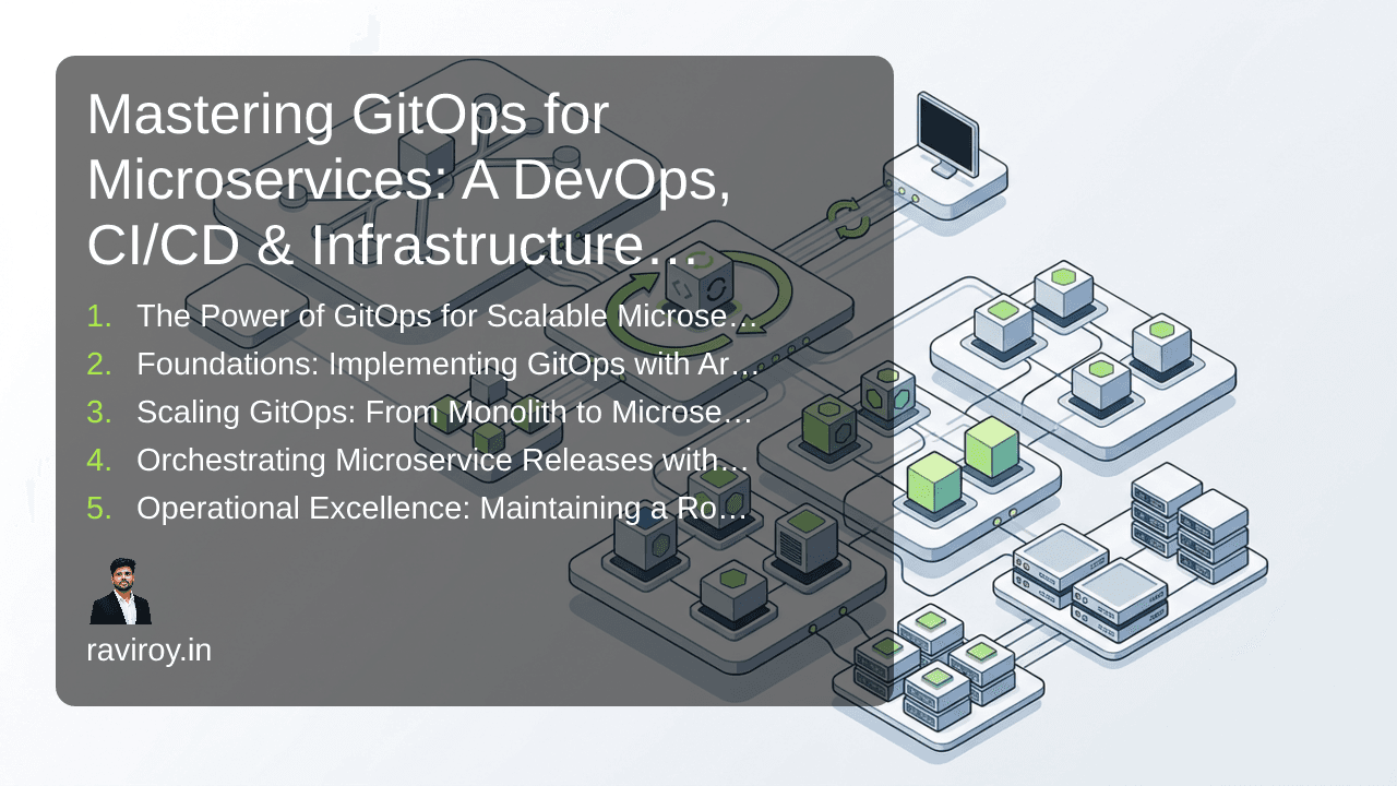 Mastering GitOps for Microservices: A DevOps, CI/CD & Infrastructure Guide