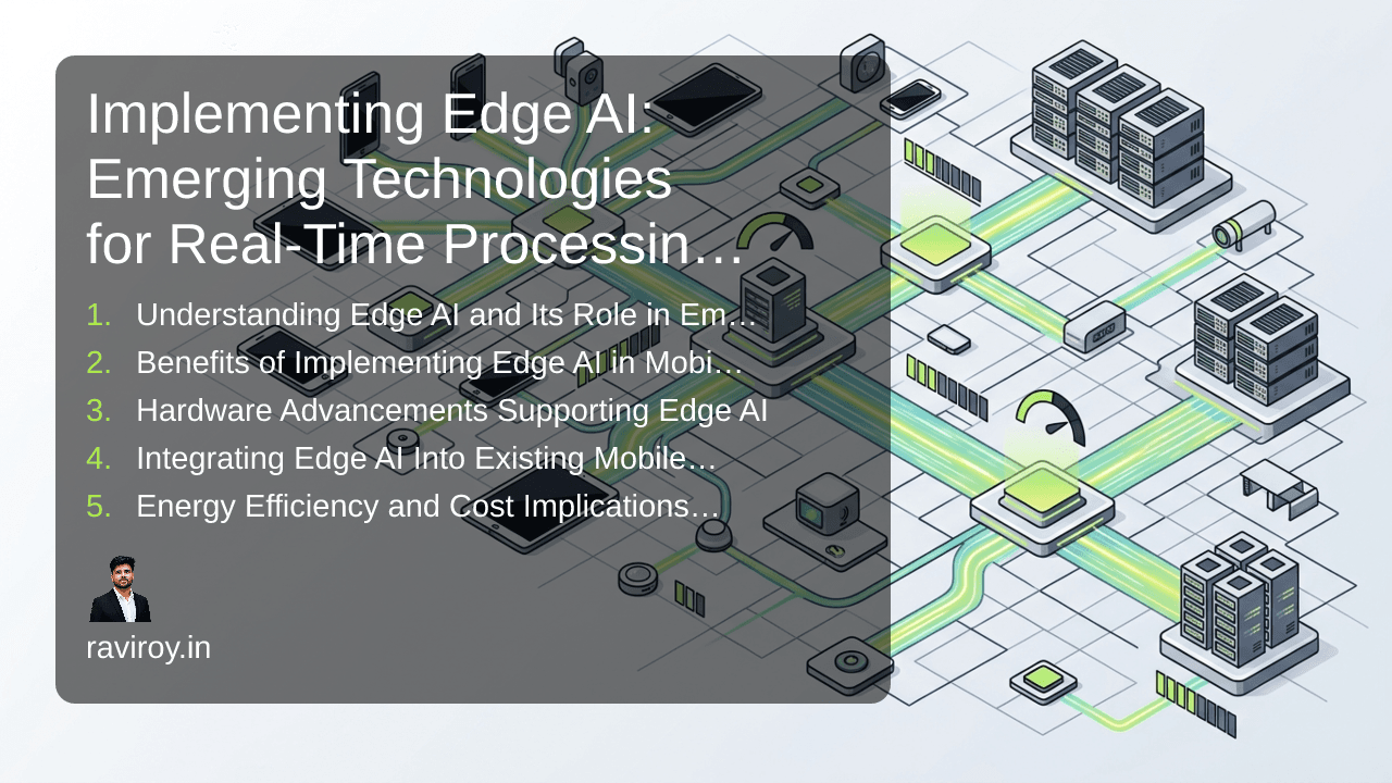 Implementing Edge AI: Emerging Technologies for Real-Time Processing in Mobile Apps
