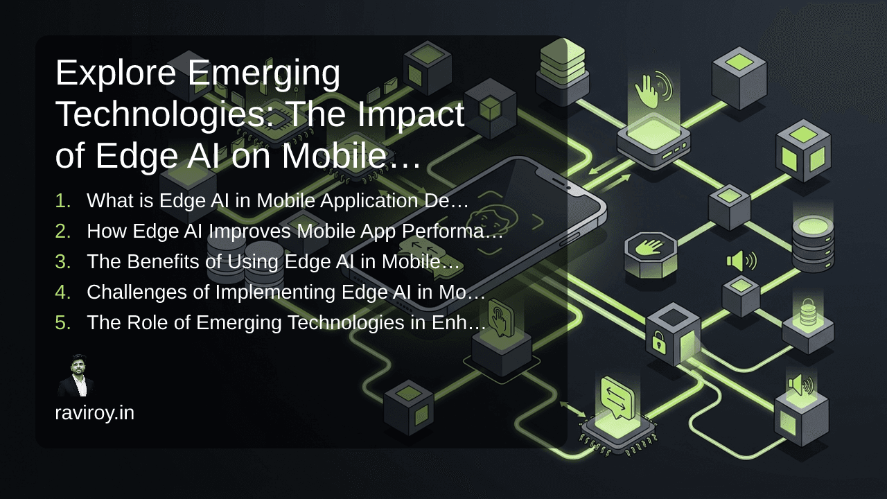 Explore Emerging Technologies: The Impact of Edge AI on Mobile Apps