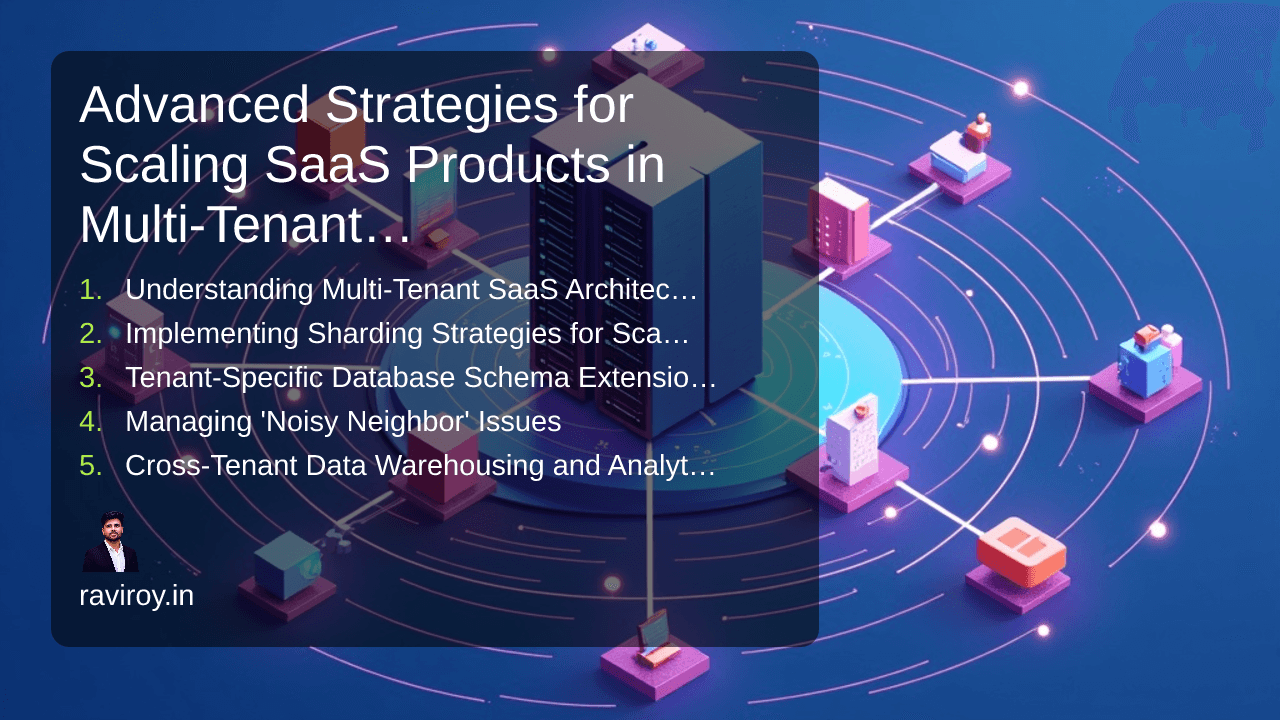 Advanced Strategies for Scaling SaaS Products in Multi-Tenant Environments