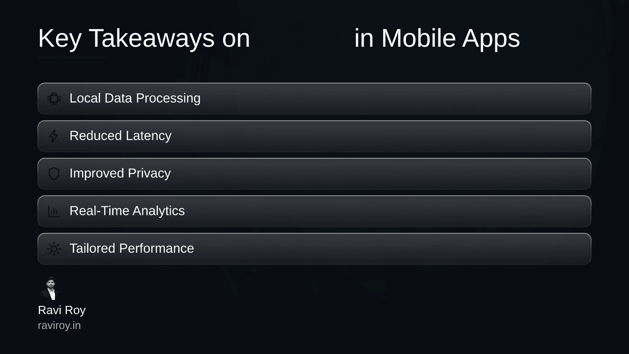 Navigating the Future of Edge AI in Mobile Applications: Trends & Insights