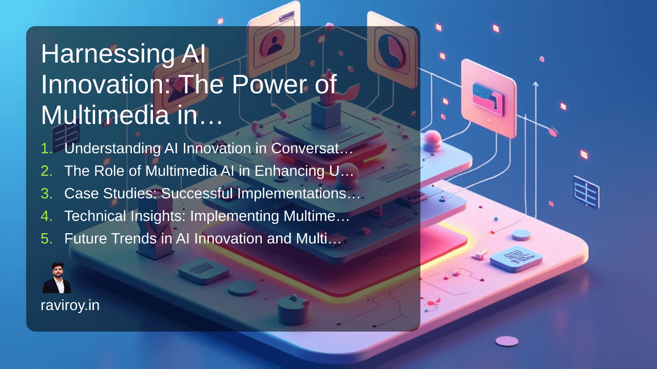 Harnessing AI Innovation: The Power of Multimedia in Conversational Interfaces
