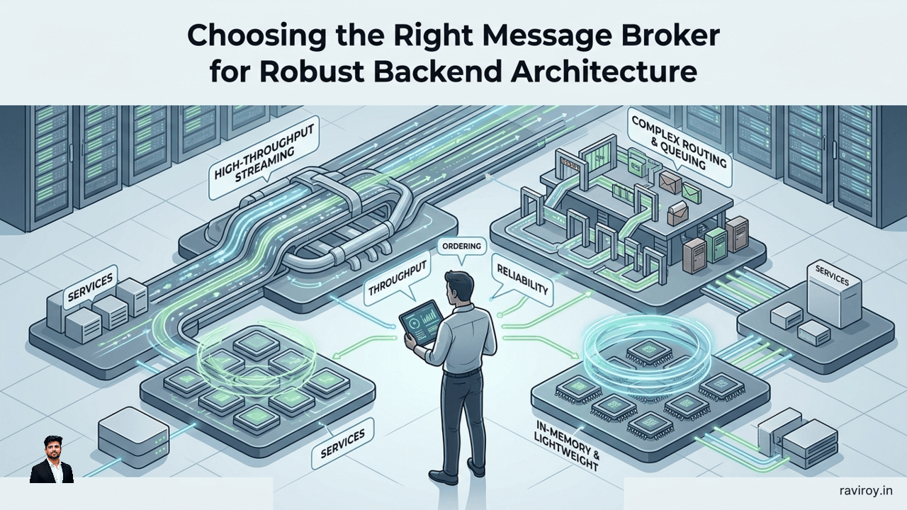 Choosing the Right Message Broker for Robust Backend Architecture