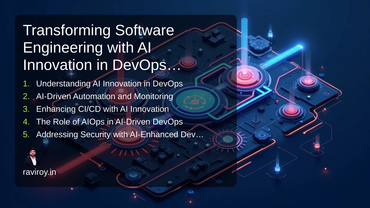 Transforming Software Engineering with AI Innovation in DevOps Practices