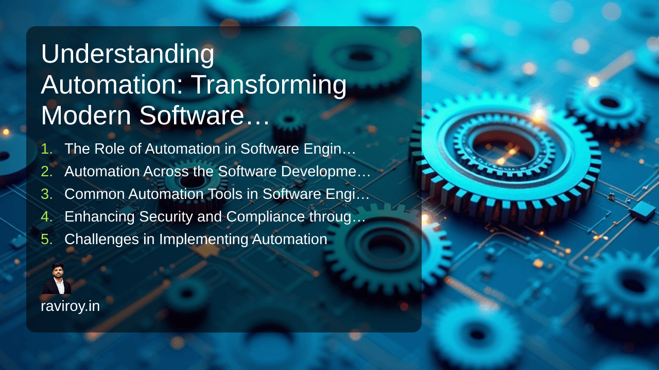 Understanding Automation: Transforming Modern Software Engineering